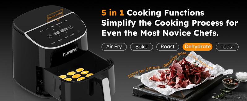 Nuwave 8QT Brio Plus Digital Air Fryer
