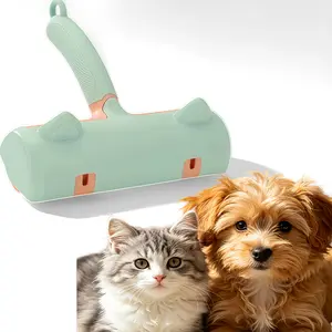Pet Hair Removal System – Reusable Lint Roller & Lint Remover for Pet Hair on Carpet, Couch & Furniture + Pet Hair Glove Brush – Dog & Cat Fur Remover Tool for Car, Rugs & Clothing