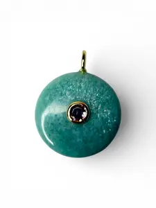 🌙 Moonstone Charms – Natural Stone (Multiple Colors)