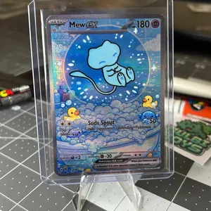 Mew “Bubble Bath Mew” Custom Made TCG Card