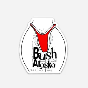 Bush Alaska Vinyl Sticker