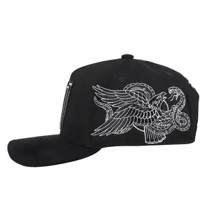 The Mexico Aguila Snake Snapback combines bold typography with striking symbolic artwork,Featuring a raised 3D “M” on the front crown and detailed eagle-and-serpent embroidery along the side panels,this cap is designed for those who embrace culture