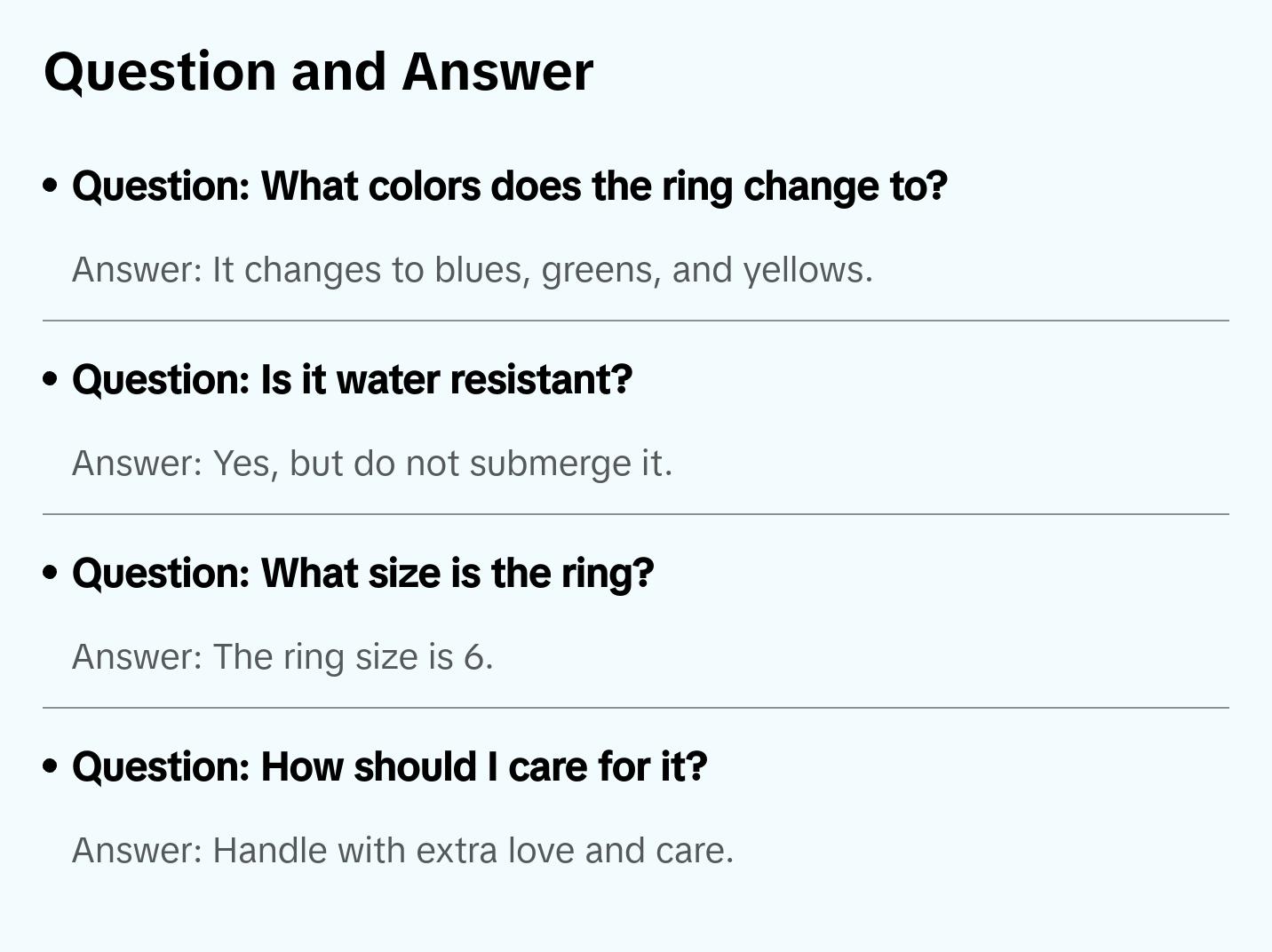 Mood Sea Glass™ Ring