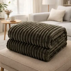 BedLoom  Fluffy Cozy Throw for Couch 300GSM | Warm Winter Blanket, Perfect Soft Layer for Bedroom & Living Room – Perfect Couch, Bed & Room Decor – Ideal House Warming Gift New Home for Women, Men & Mom