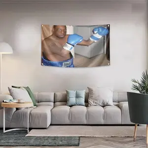 Boxing Green Lester Beetlejuice 3x5Ft Flag Tapestries with 4 Brass Grommets for Dorm Room Decor Gym Parties Bedroom Garage Banner