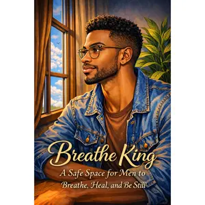 Breathe King A Safe Space for Men to Breathe Heal and Be Still Mindful Coloring Book for Black Men Managing Anxiety with Strength Mindfulness Therapy