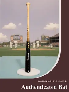 1V1 Single Signed Baseball Bat  Guaranteed Sports cards!!