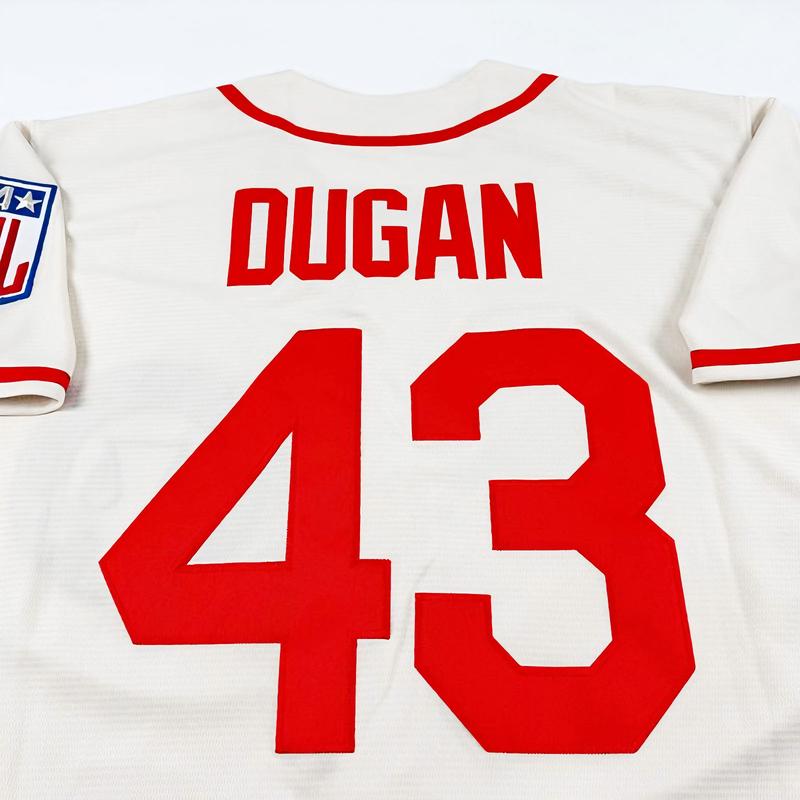 43 Jimmy Dugan City Of Rockford Peaches A League of Their Own Movie Men's Baseball Jersey, Stitched – Perfect for Party and Cosplay, Gift for Game Day Top Athletic Techwear