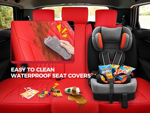 【FREESOO】Luxury Car Seat Covers Nappa Leatherette Waterproof Breathable Porous Foam Ergonomic Lumbar Support for Trucks SUVs Sedans | F35 【FREESOO】Luxury Car Seat Covers Nappa Leatherette Waterproof Breathable Porous Foam Ergonomic Lumbar Support for Trucks SUVs Sedans | F35