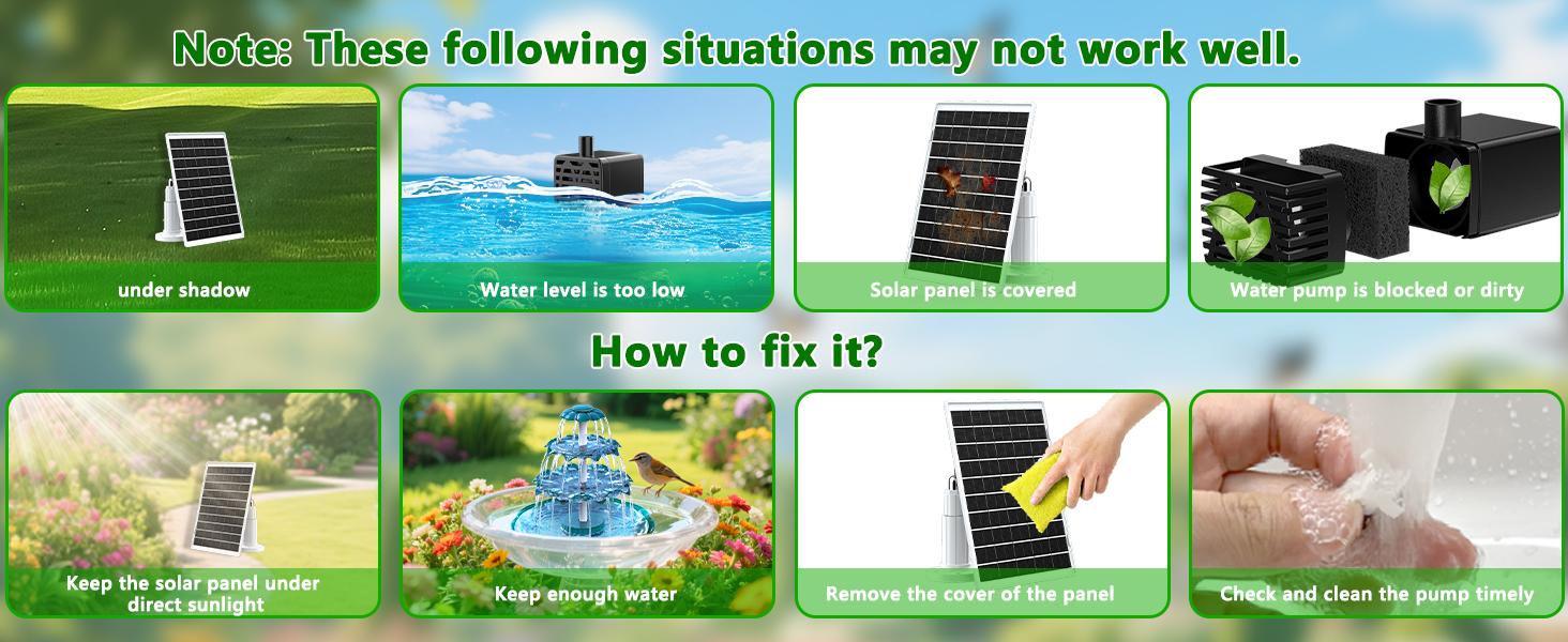 6.5W Three-Layer Solar Bird Bath Fountain- High-Quality Outdoor Garden Decoration,DIY Detachable Solar Water Fountain Pump, Attracts Birds and Hummingbirds, Enhances Courtyard Atmosphere,Outdoor Bird Feeder and Waterfall, Efficient Solar Power Supply