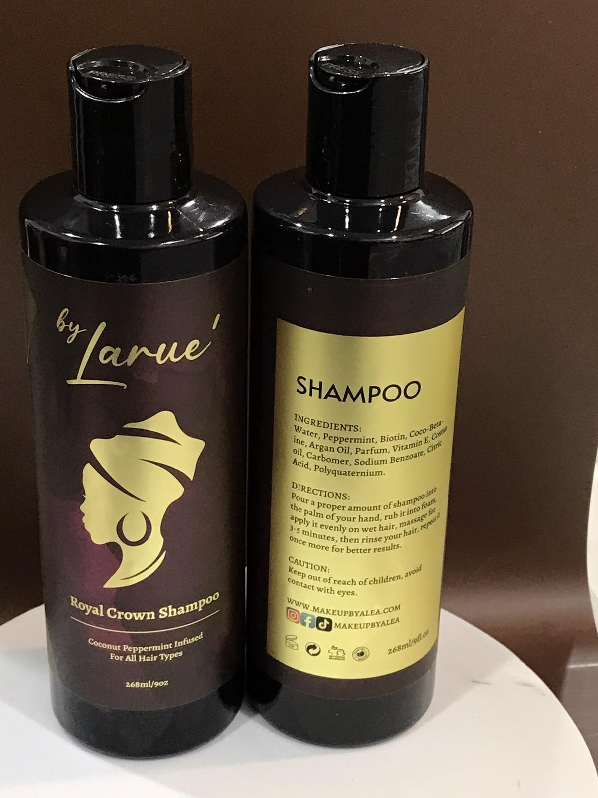 Coconut infused with peppermint shampoo and conditioner