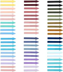 1200 Pack Arrow Sticky Notes Colored Sticky Tabs Transparent Arrow Flags Page Markers Tabs Translucent Page Markers Index Tab for Office School Annotating Books Notebooks