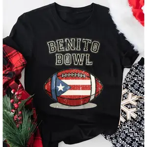 Benito Bowl Christmas Football Fan T-Shirt – 100% Cotton Durable Oversized, 2026 Print + Game Day Essential. Ideal Gift for Sports Lovers # GameDayStyle. # ChristmasGiftForSportsFans # TK100CottonTshirt # FanWear