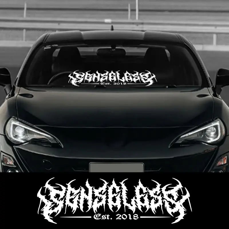 1PC Racing Theme Car Stickers, Bumper Sticker, Waterproof Vinyl Decals, Automobile Decals, Decorative Decal, Automotive Decoration for Car SUV Truck Off-Road Vehicle Front Windscreen, Rear Windscreen, Vehicle Modification Decoration, Sticker for Cars