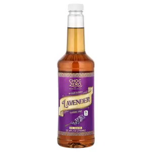 ChocZero Premium Syrup, Lavender, Sugar Free, 25.4 fl oz (750 ml)