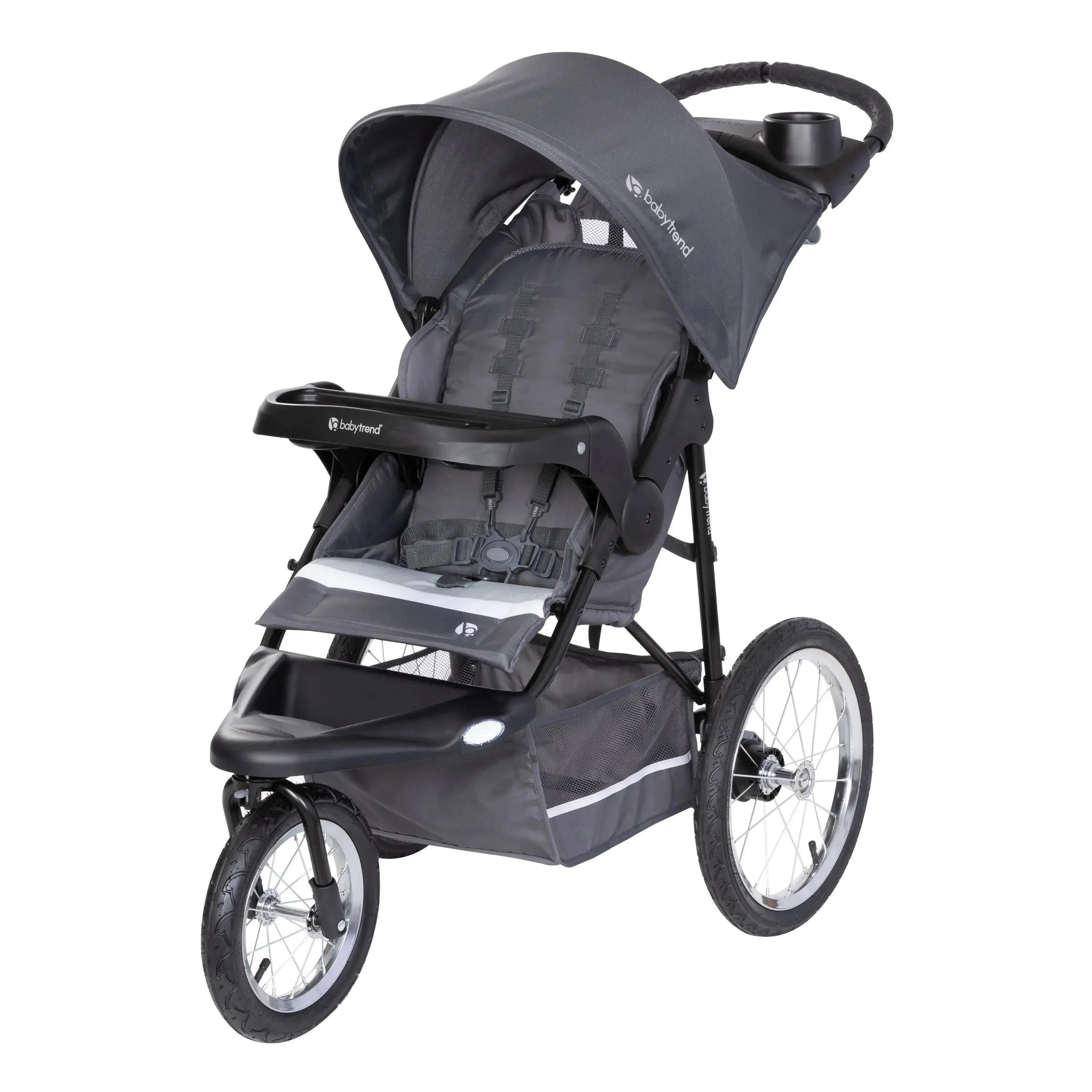 Baby Trend® Expedition® Ergonomic Jogger Stroller w/ All Terrain Bicycle Tires, Canopy & Storage Basket Baby Trend® Expedition® Ergonomic Jogger Stroller w/ All Terrain Bicycle Tires, Canopy & Storage Basket