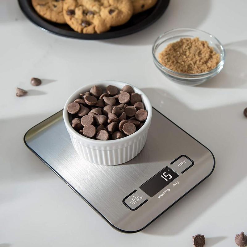 Digital Kitchen Scale, 1g-10000g Food Scale with LCD Display, Battery Require Multifunctional Kitchen Scale for Baking, Cooking, Diet Preparation Smart Nutritional Digital Kitchen Scale, 1g-10000g Food Scale with LCD Display, Battery Require Multifunctional Kitchen Scale for Baking, Cooking, Diet Preparation Smart Nutritional