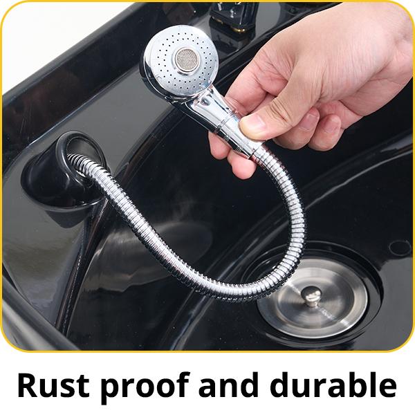 New Backwash Barber Chair ABS Plastic Shampoo Bowl Sink Unit Station Spa Salon Equipment