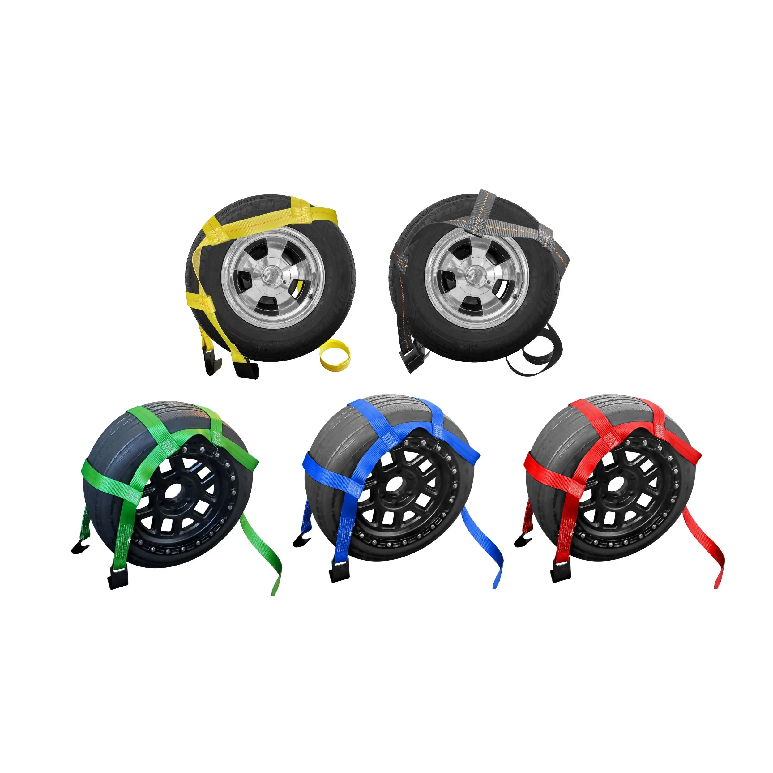 Tow Dolly Basket Straps With Flat Hooks