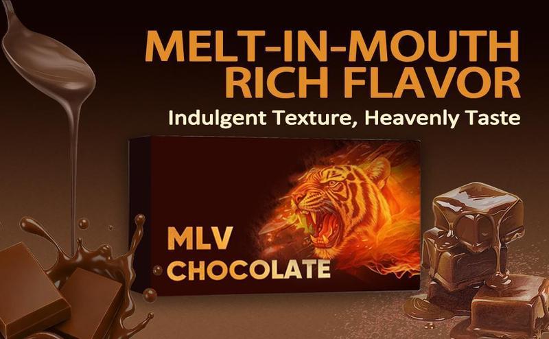 [Hot 2026!!!!] MLV Chocolate - 8 Bars Artisan Mood-Enhancing Chocolate Bar with Natural Extracts & Cocoa Polyphenols - Supports Relaxation, Positivity & Daily Well-Being - Gluten-Free, Non-GMO