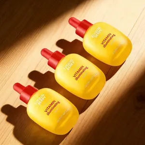 EQQUALBERRY 3pcs Vitamin C Serum with Niacinamide Hydrating & Illuminating for Brighter Skin 1.01 oz Perfect Holiday Gift