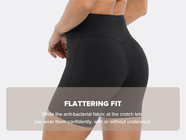 BRXL【Discount for live】Women's 5 Inch Inseam Biker Shorts with Pockets High Waist Buttery Soft Yoga Athletic Gym Running Volleyball Spandex Shorts Underwear Free & Practical Pocket Design UPF 50+ Sun Protection-brxl-3