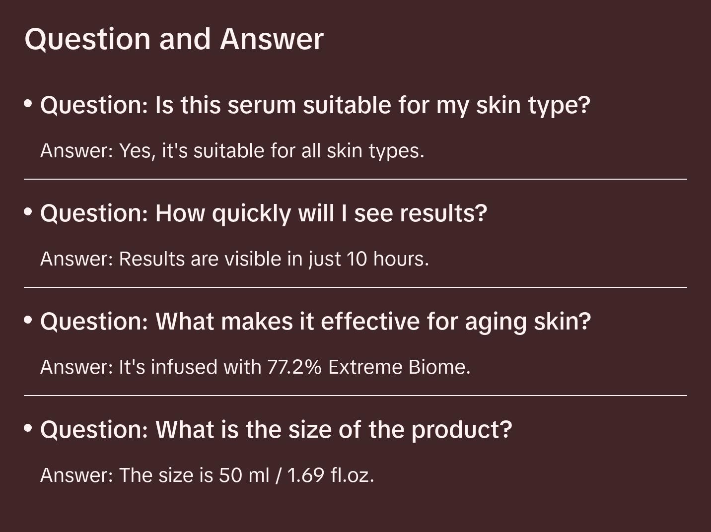 [MISSHA Official] Time Revolution Night Repair Ampoule 5X - Overnight Anti-Aging Probiotic Serum