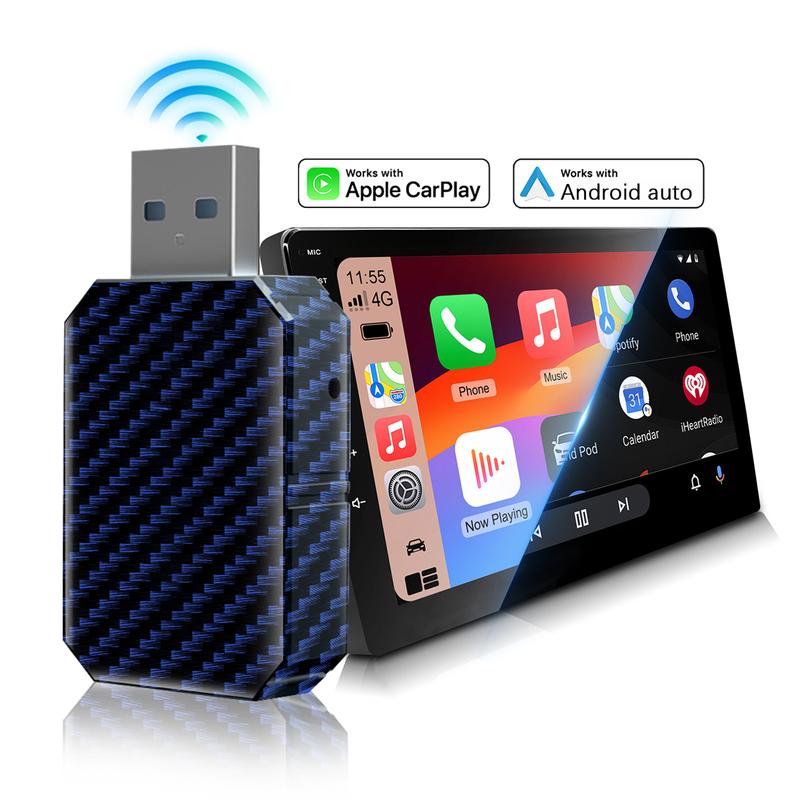 2025 new color scheme  Wireless Apple carplay Adapter ,Stability converts wired to wireless automotive blue tooth electronic accessories