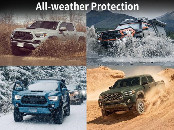 Lasfit fit for 2024-2026 Toyota Tacoma 1st Row Floor Mats, Fit Auto Transmission Only