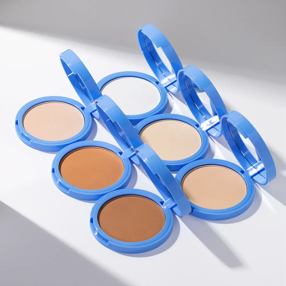 Ultra-Fine Matte Pressed Powder, 12H Sebum-Control & Poreless Finish, Shine-Free for Humid Summer Errands, Travel-Size Solid Compact for Work Commute Bag