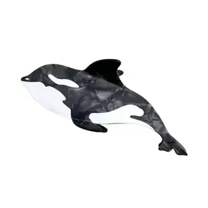 Orca Whale Hair Claw Clip – Make Waves with Your Style