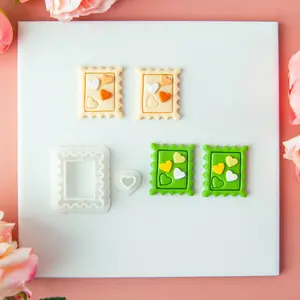 Cute Love Themed Stamp Polymer Clay Tool