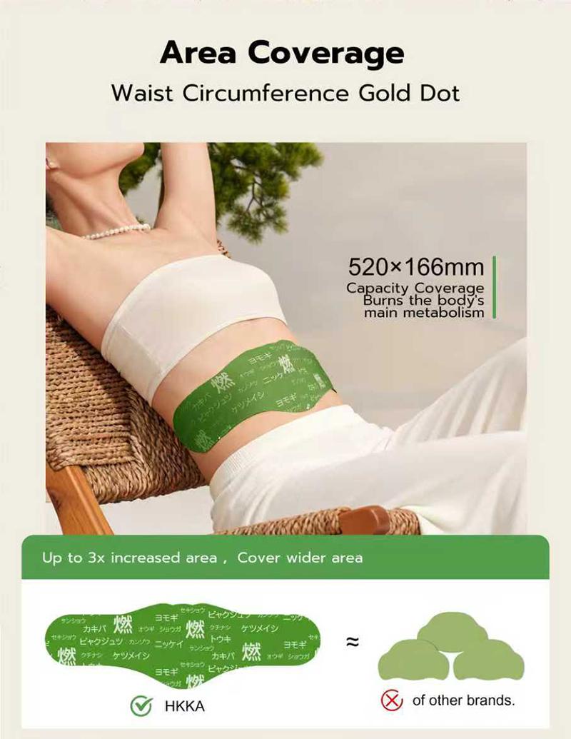 Hanpo Japanese Herbal patch Pad Balance Patch,Health Patch,Waist and abdomen brush