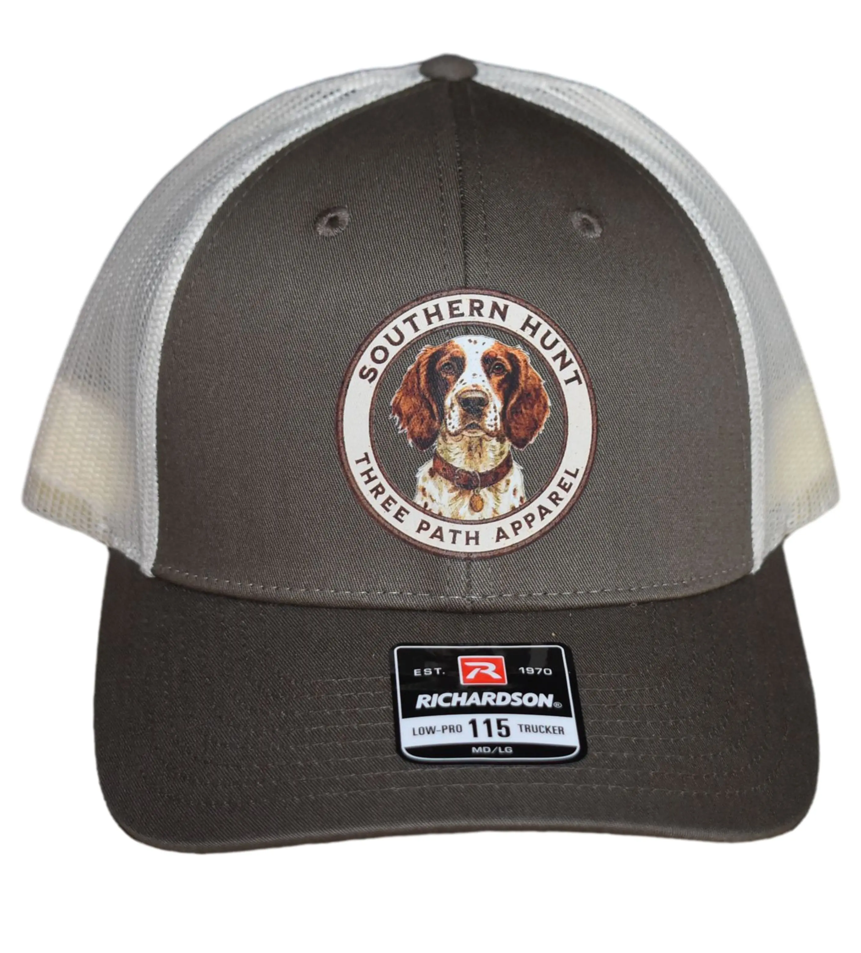 Richardson 115 Trucker Hat – Brown/Khaki| Steady & Focused