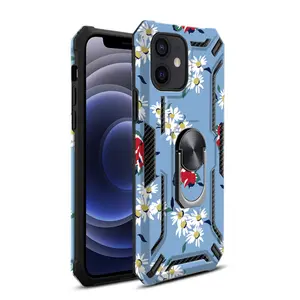 IPHONE 12 MINI Compatible Phone Case with Magnetic Ring Holder For IPHONE 12 MINI In - Premium Protection by CELL DEMAND