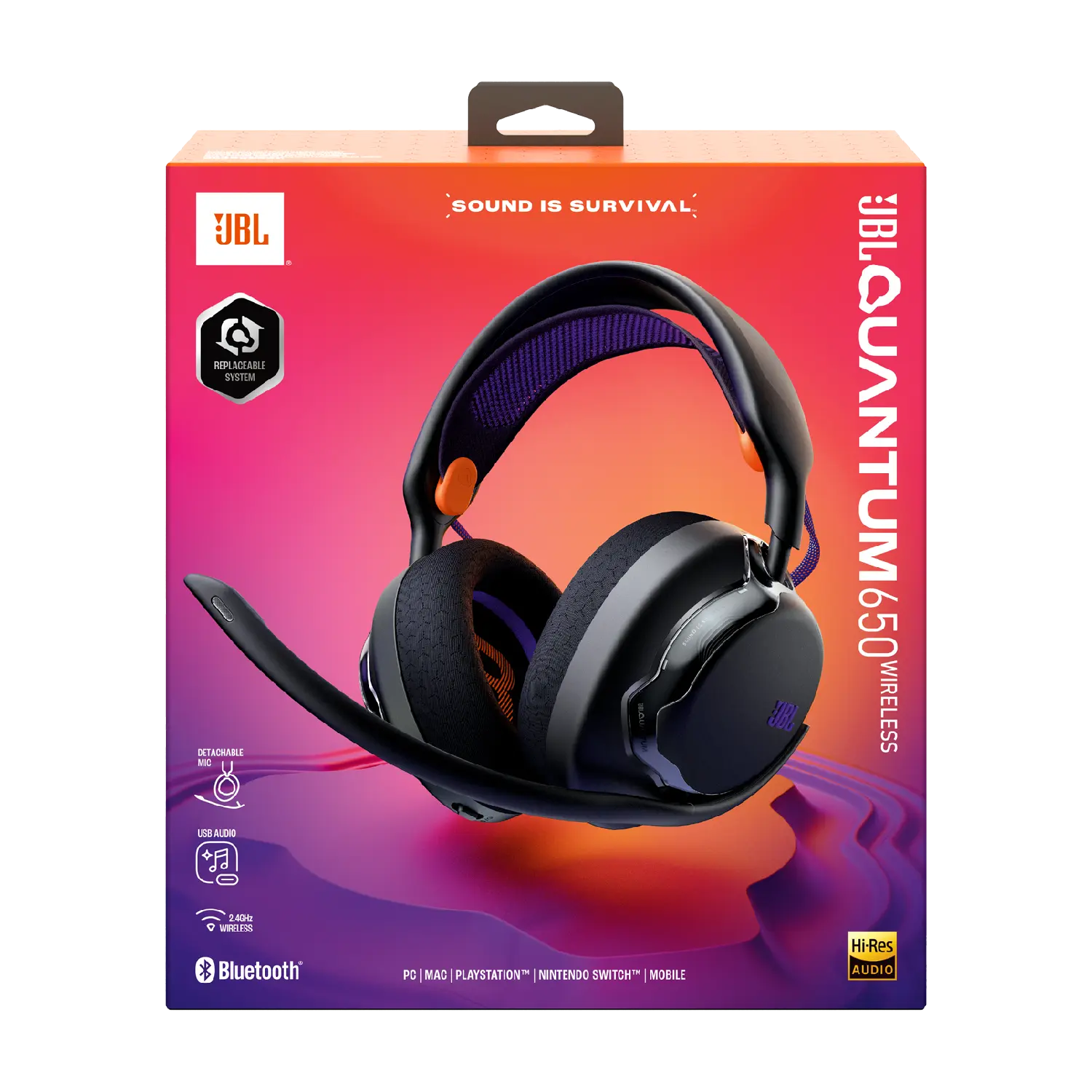 JBL Quantum 650, Wireless multiplatform gaming headset
