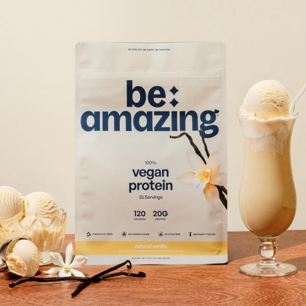 Be Amazing Vegan Protein Powder | Plant | Prebiotic Fiber | Gluten Free | Non Dairy | Low Sugar | Great Tasting | Dole Whip | Brown Sugar Oatmeal | IHOP