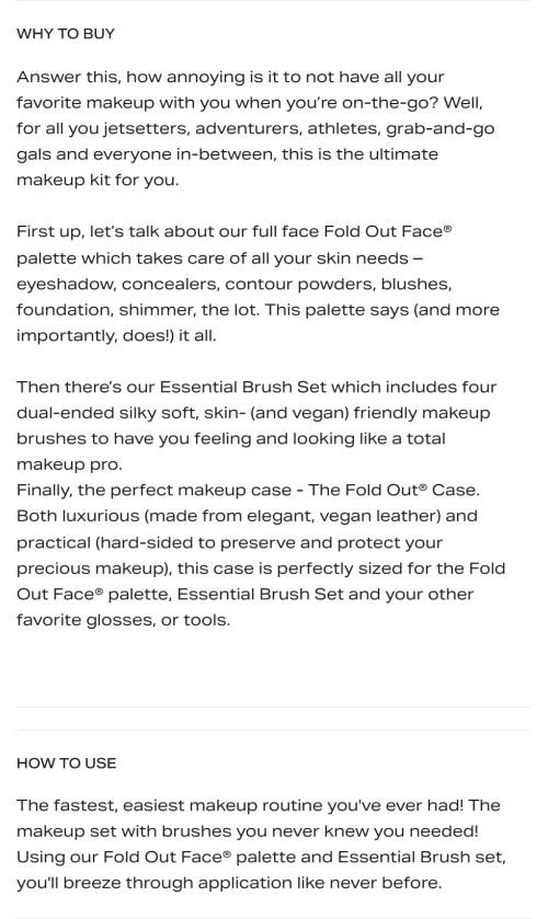 The Jetsetter Complete Makeup Kit