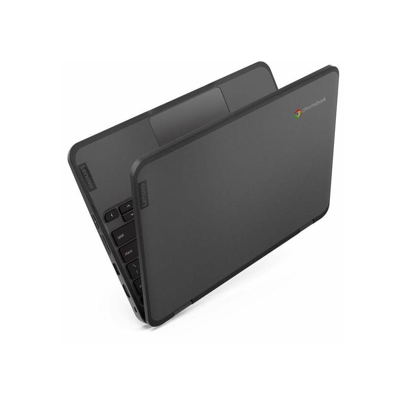 Lenovo 500e Chromebook Gen 4s 83L40000US 11.6" Touchscreen Convertible 2 in 1 Chromebook - HD - Intel N-Series N100 - 4 GB - 64 GB Flash Memory - English Keyboard - Gray - Intel Chip - 1366 x 768