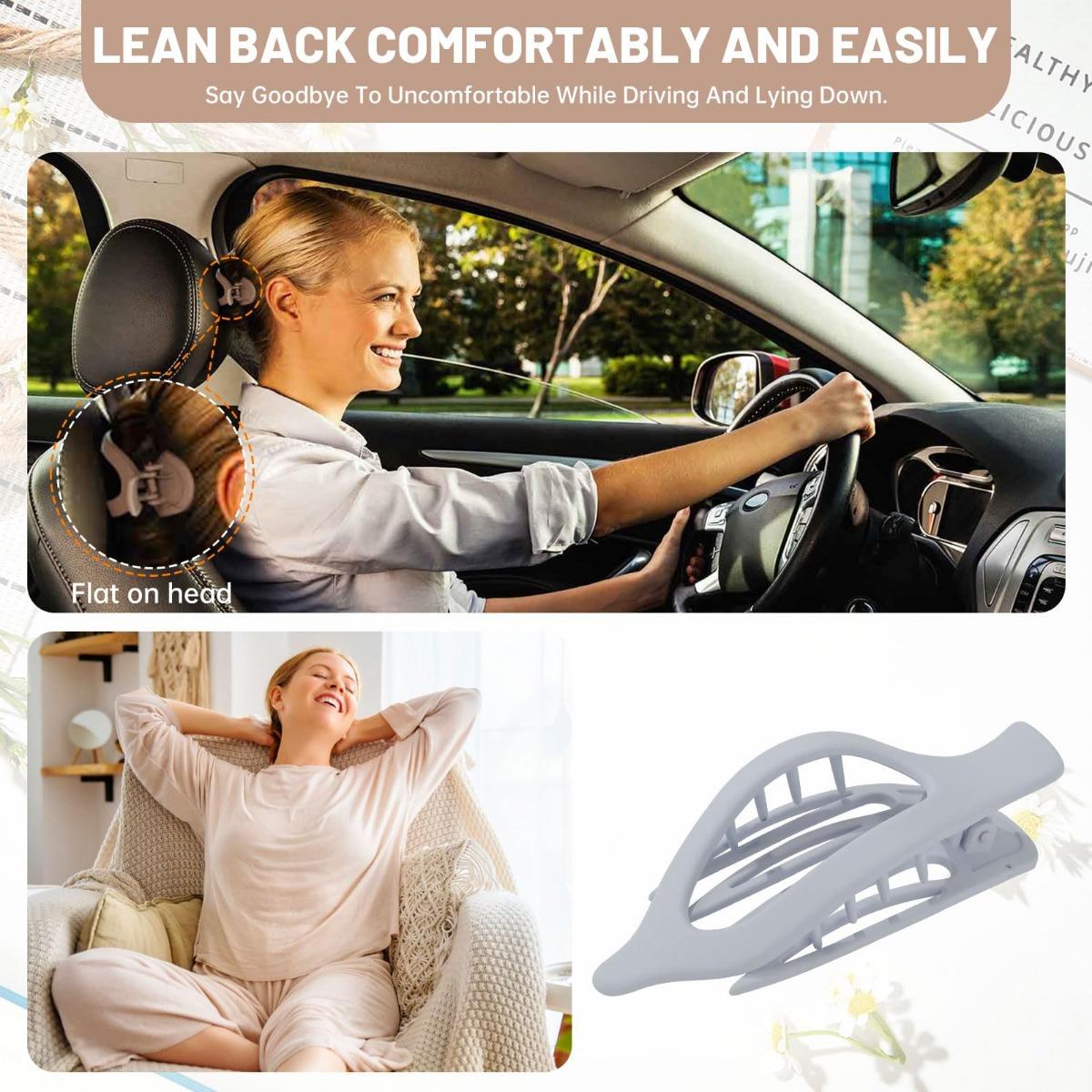 AWAYTR 6Pcs/Set French Concord Hair Claw Clips Side Slid Flat Hair Clips for Strong Hold No Slip Grip Hair Clips for Women Thick Thin Hair Headwear Hair Accessories TikTokShopBlackFriday