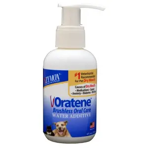 Zymox Oratene Biotene Drinking Water Additive - Pet Dental Care, Plaque & Breath Control - 4 oz Bottle