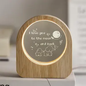 Mothers Birthday Day Gifts for Mom/Daughter, I Love You to The Moon and Back，3D Crystal Night Light Gifts for Mothers Day Thanksgiving Birthday Gifts from Daughter Son