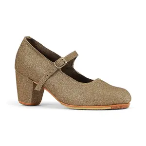 Danzarteb Women's Folklorico Shoes, Glitter – 7cm Heel