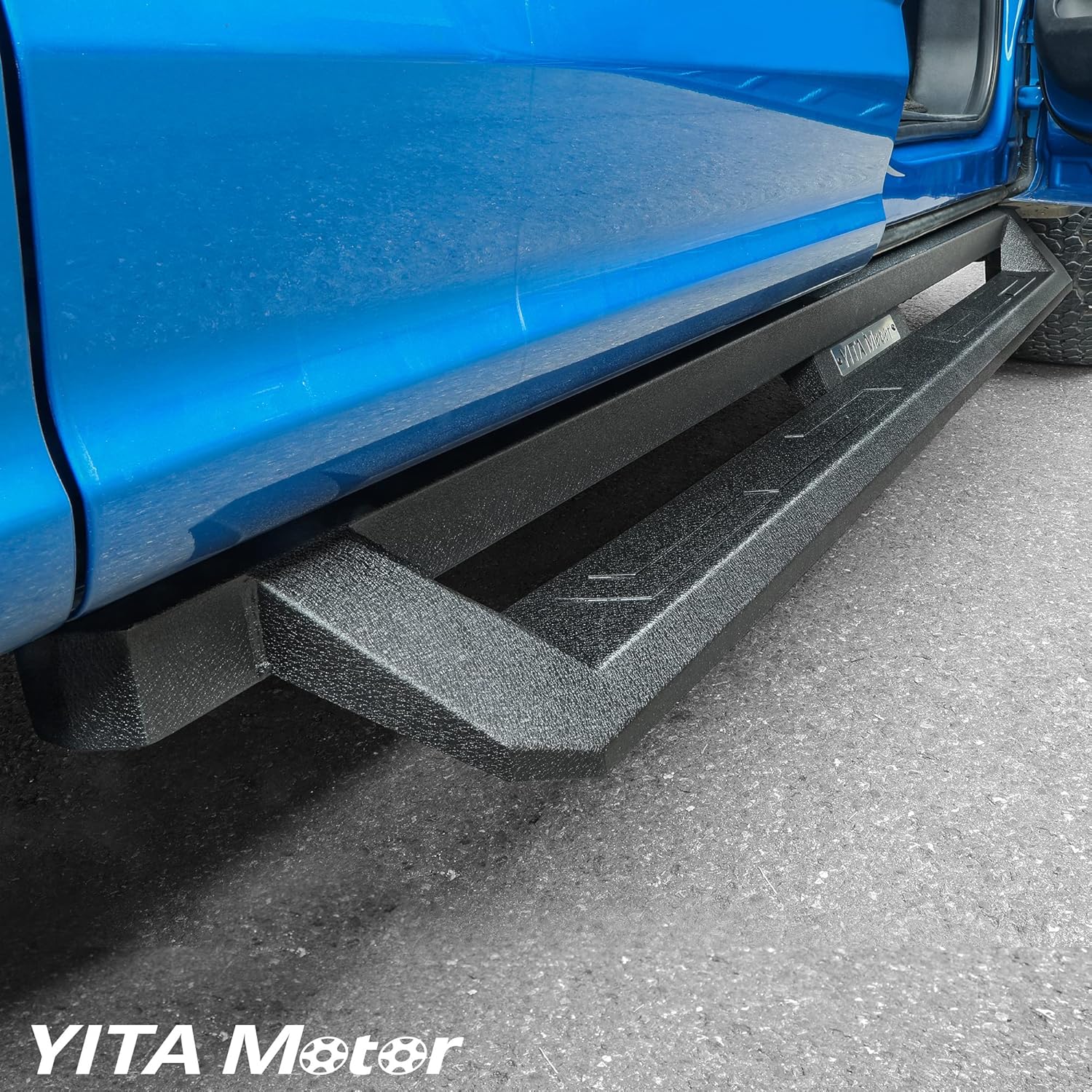 YITAMOTOR Drop Side Steps Compatible with 2009-2018 Dodge Ram 1500 & 2010-2024 2500 3500 Crew Cab, 2019-2024 1500 Classic, Off-Road Running Boards, Black Powder Coated Nerf Bars Heavy Duty Aluminum