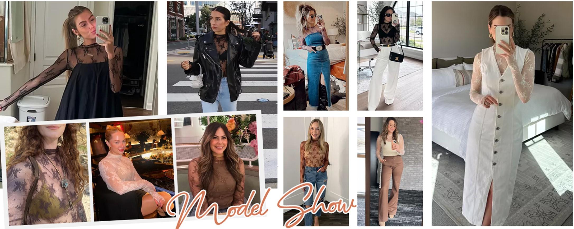 Tanming Womens Mesh Tops Lace Spring Long Sleeve Shirts Slim Fitted Outfits See Through Blouses Springfresh Summer Top #SpringStatements Tanming Womens Mesh Tops Lace Spring Long Sleeve Shirts Slim Fitted Outfits See Through Blouses Springfresh Summer Top #SpringStatements