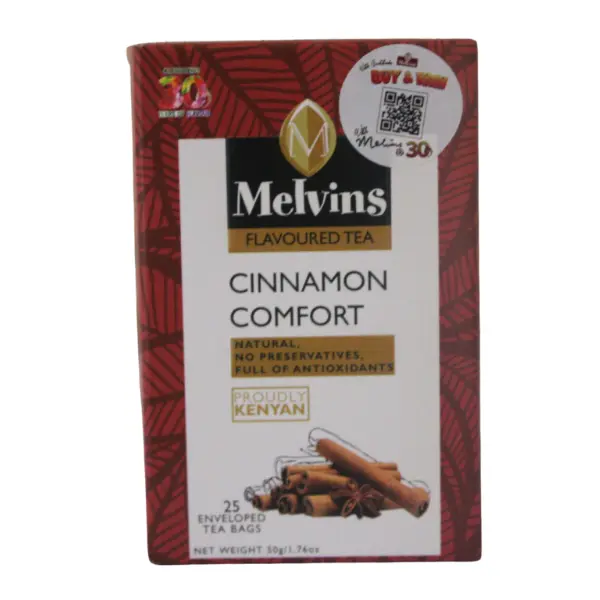 Melvins Cinnamon Comfort Cinnamon Black Tea – 25 Bags
