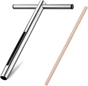 Soil Sample Probe 12 Inch with T Handle, Soil Sampler Tool, Soil Test Kit, Soil Probe for Soil Sampling Plant Care Lawn Garden Farm Rtreehouse