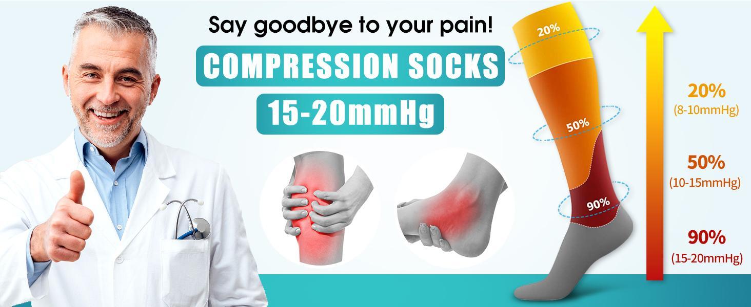 12 Pack Copper Compression Socks for Women and Men Circulation-Best Support for Medical, Running,Nursing,Athletic