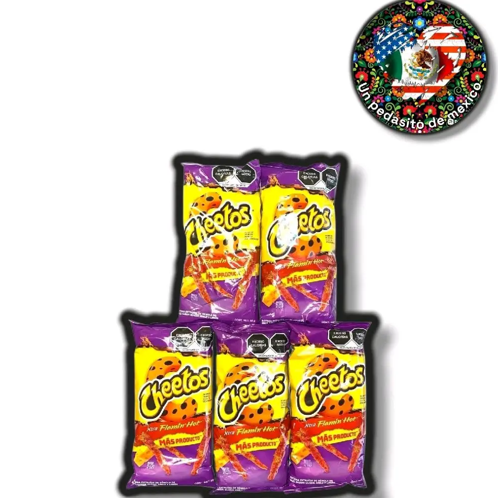 5 Pack Cheetos Xtra Flamin Hot