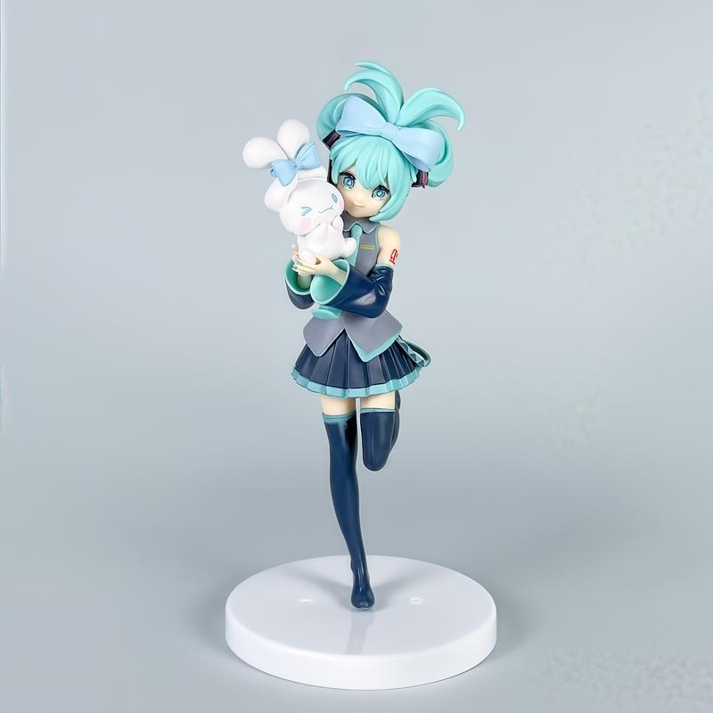Hatsune Miku anime beautiful girl figure big ears Yugui Dog Hatsune MIKU model doll desktop/chassis/car/gift/ornament
